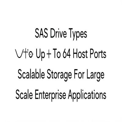SAS Drive Types Dell Unity Storage Offering Up To 64 Host Ports Scalable Storage For Large Scale Enterprise Applications